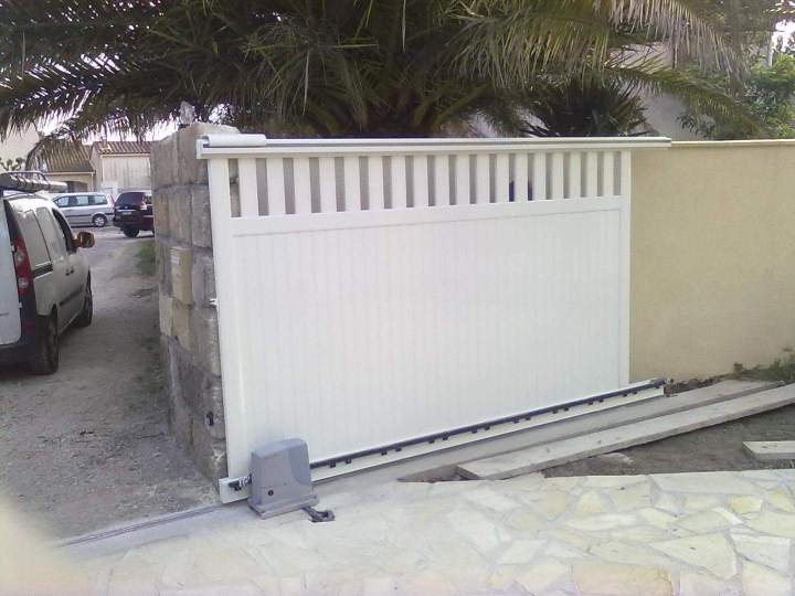 Pose portail automatique, Gallargues le Montueux